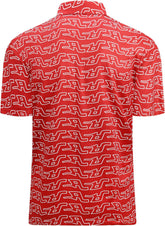 Alex Vando Mens Golf Shirt Moisture Wicking Quick-Dry Print Performance Polo Shirts for Men